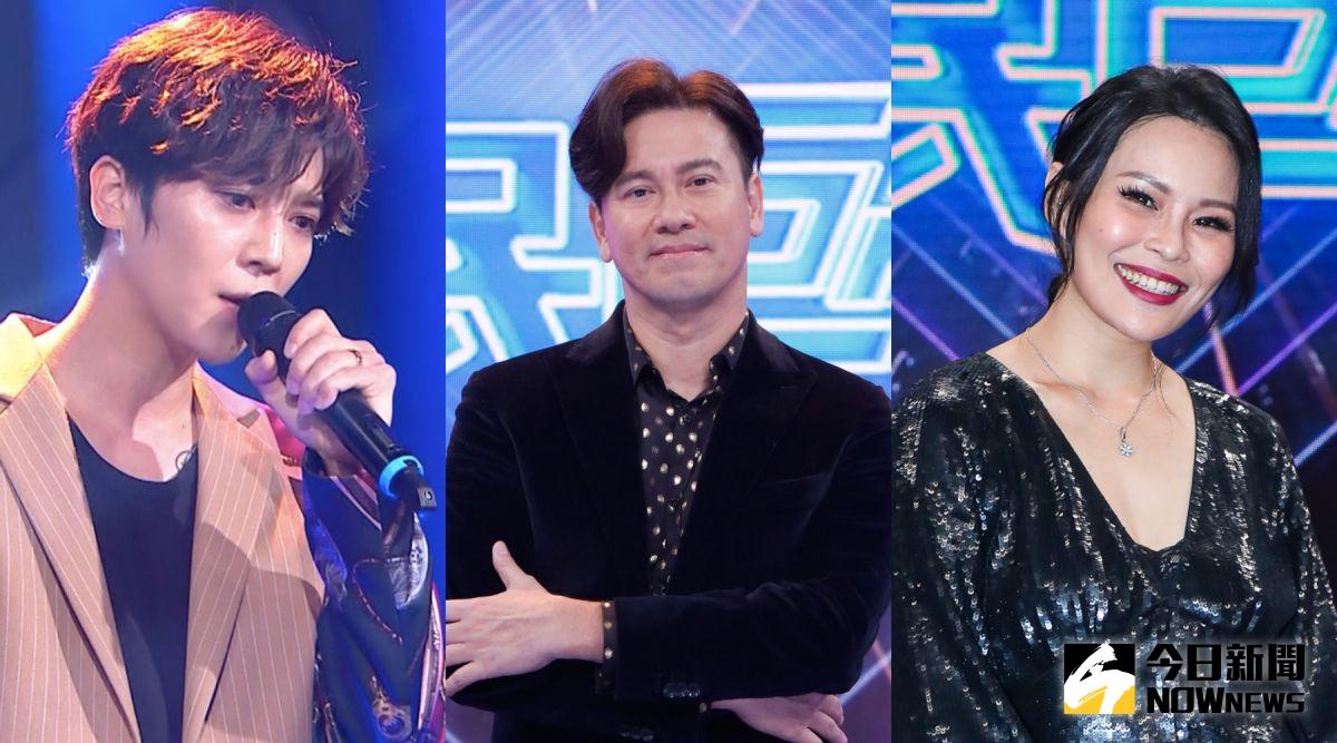 ▲畢書盡（左起）在大陸當過「做工的人」，李聖傑、周蕙也在節目上分享過去工作。（圖／NOWnews、十全娛樂）