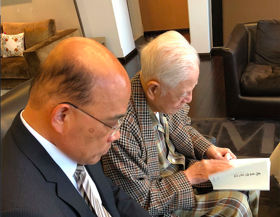 ▲前總統李登輝辭世，行政院長蘇貞昌哀悼惋惜。（圖／翻攝蘇貞昌臉書）