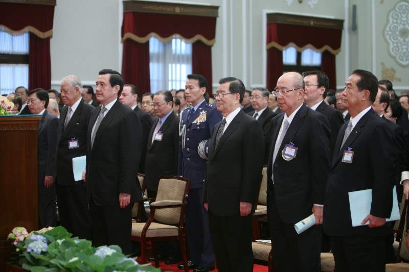 ▲前總統李登輝30日晚間病逝。圖為李登輝民國98年參加中樞紀念蔣故總統經國先生百年誕辰典禮。(圖／總統府提供)