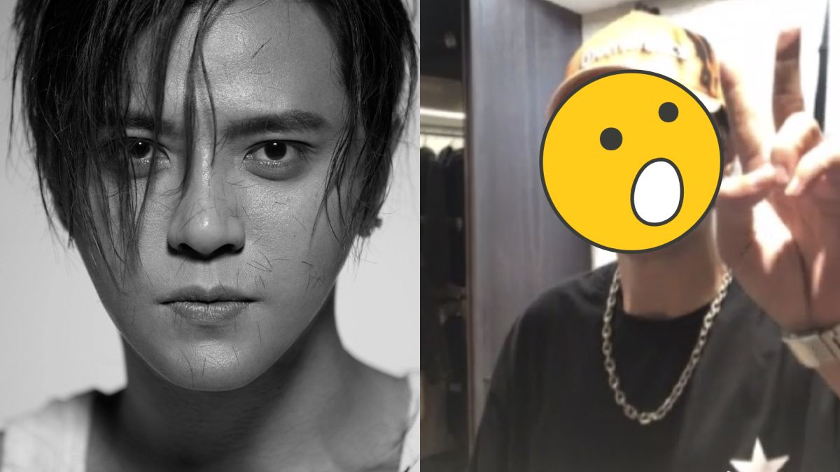 ▲羅志祥生日扮鬼臉，好兄弟公開他的近照。（圖／羅志祥臉書、仙人貝卡微博）