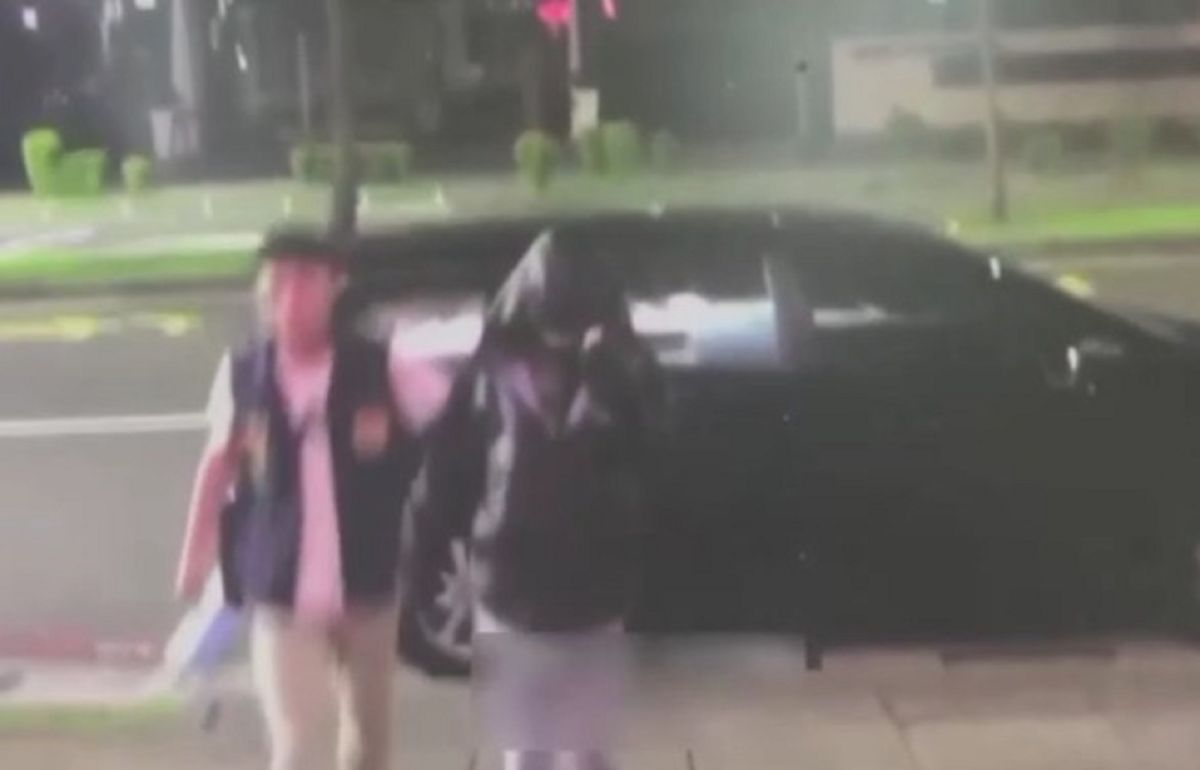 ▲持西瓜刀傷人的陳女自知法網難逃，於今天1時30分許查緝到案。全案偵詢後依殺人未遂及傷害等罪嫌將陳女函移橋頭地檢署偵辦。(圖／記者郭凱杰翻攝)