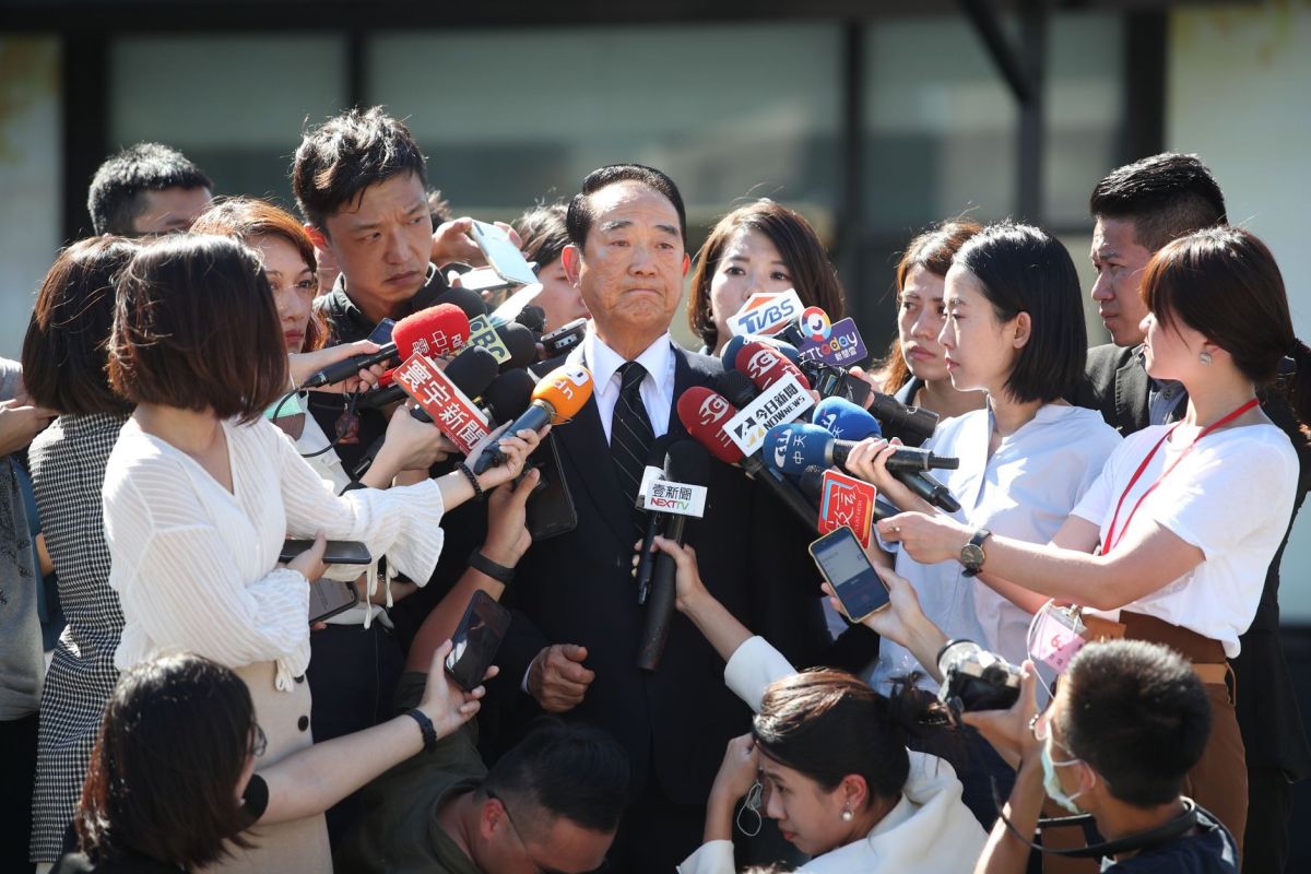 ▲親民黨主席宋楚瑜參加國慶典禮，呼籲領導人對於大局應該務實。 （圖／資料照）