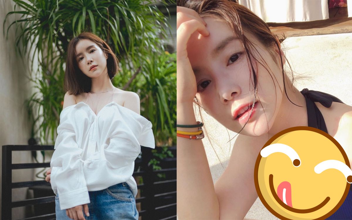 ▲童顏美女李佳穎難得曬出泳裝照。（圖／李佳穎IG）