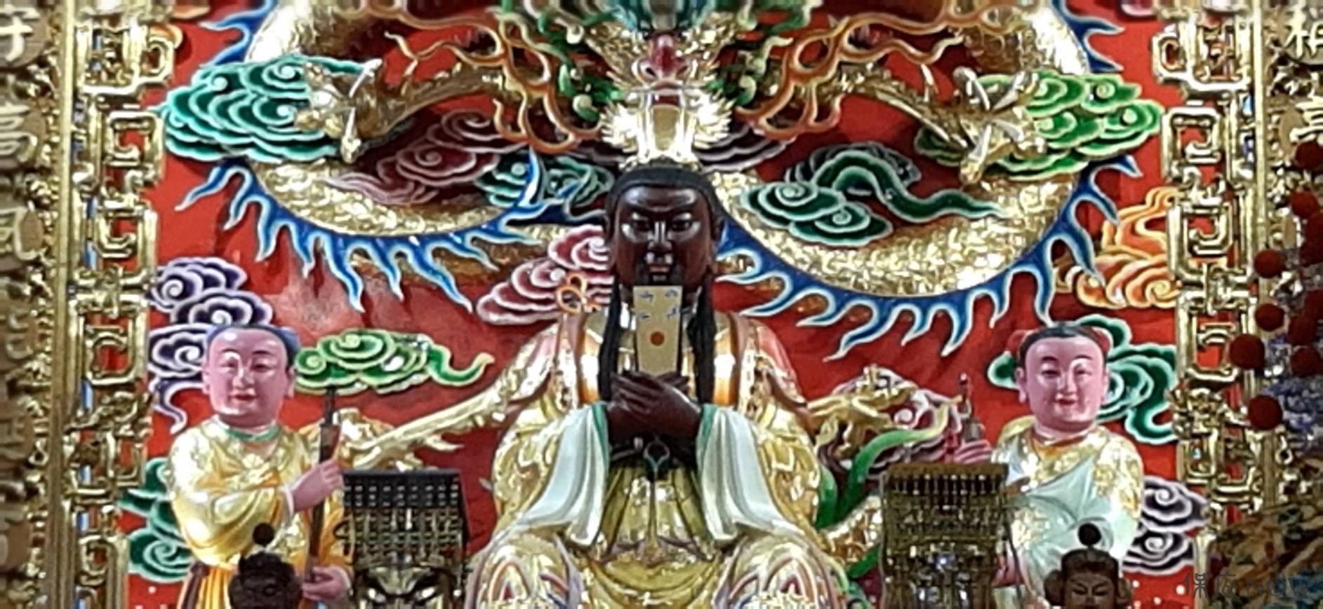 夏朝的忠臣關龍逢被視為關聖帝君的祖先。(圖/記者黃彥昇攝)