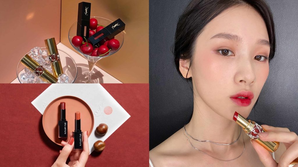 ▲專櫃唇膏必搶色號推薦。（圖／植村秀、YSL）