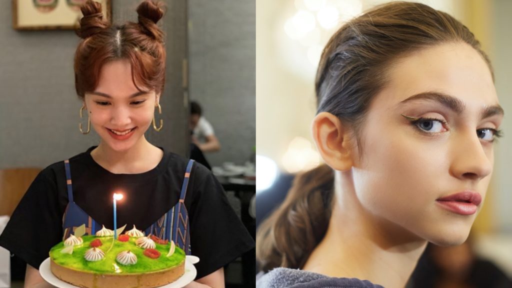 ▲夏天適合俐落清爽的丸子頭、低馬尾。（圖／翻攝自IG@rainie77、RF荷那法蕊）