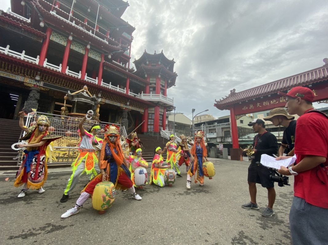 禾一文化傳承舞團籌辦的官將首街舞正式開拍。（圖／禾一文化傳承舞團提供）