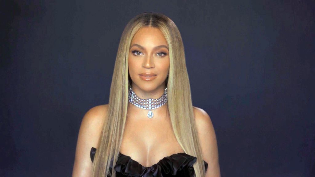 VARIOUS CITIES – JUNE 28: In this screengrab, Beyoncé is seen during the 2020 BET Awards. The 20th annual BET Awards, which aired June 28, 2020, was held virtually due to restrictions to slow the spread of COVID-19. (Photo by BET Awards 2020/Getty Images via Getty Images)