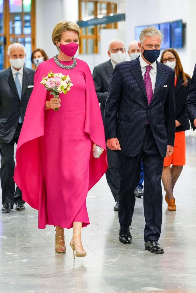 Mandatory Credit: Photo by Isopix/Shutterstock (10712658o)<br>Queen Mathilde and King Philippe<br>Belgian royals attend the concert in prelude to the national holiday, Palais des Beaux-Arts, Brussels, Belgium – 15 Jul 2020