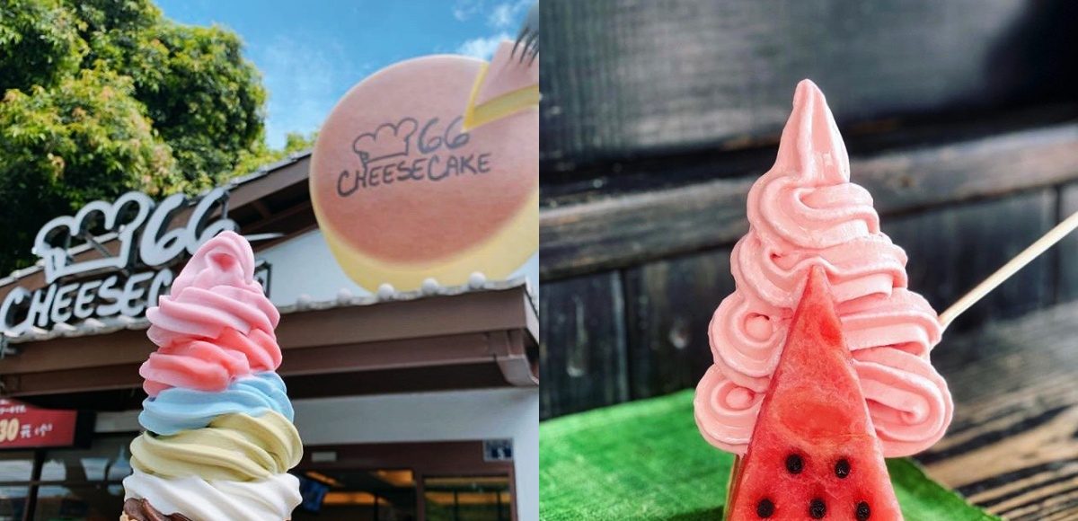 ▲炎夏超療癒的彩虹霜淇淋、西瓜杯水果冰。（圖／授權自IG @syvia_t、@xp689689）