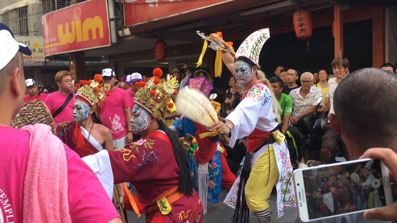 開臉扮將後必須嚴格遵守不說話的規矩。（圖／記者黃彥昇攝）