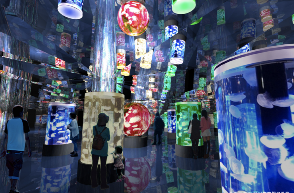 ▲「癒見水母」展區 | “Healing Jellyfish” exhibition area (Courtesy of Xpark)