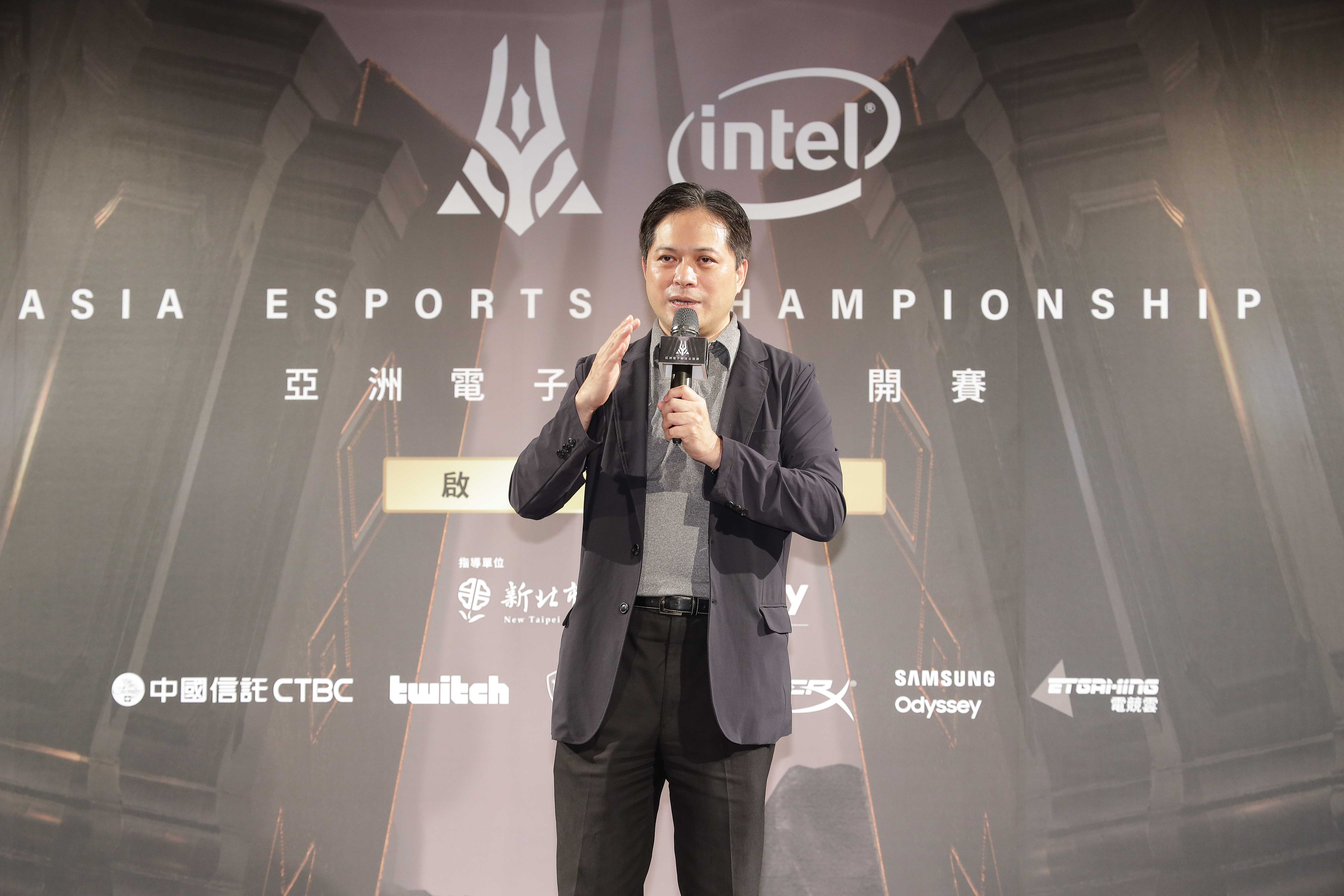 （《亞洲電子競技公開賽》開賽記者會／新北市政府副市長-吳明機）