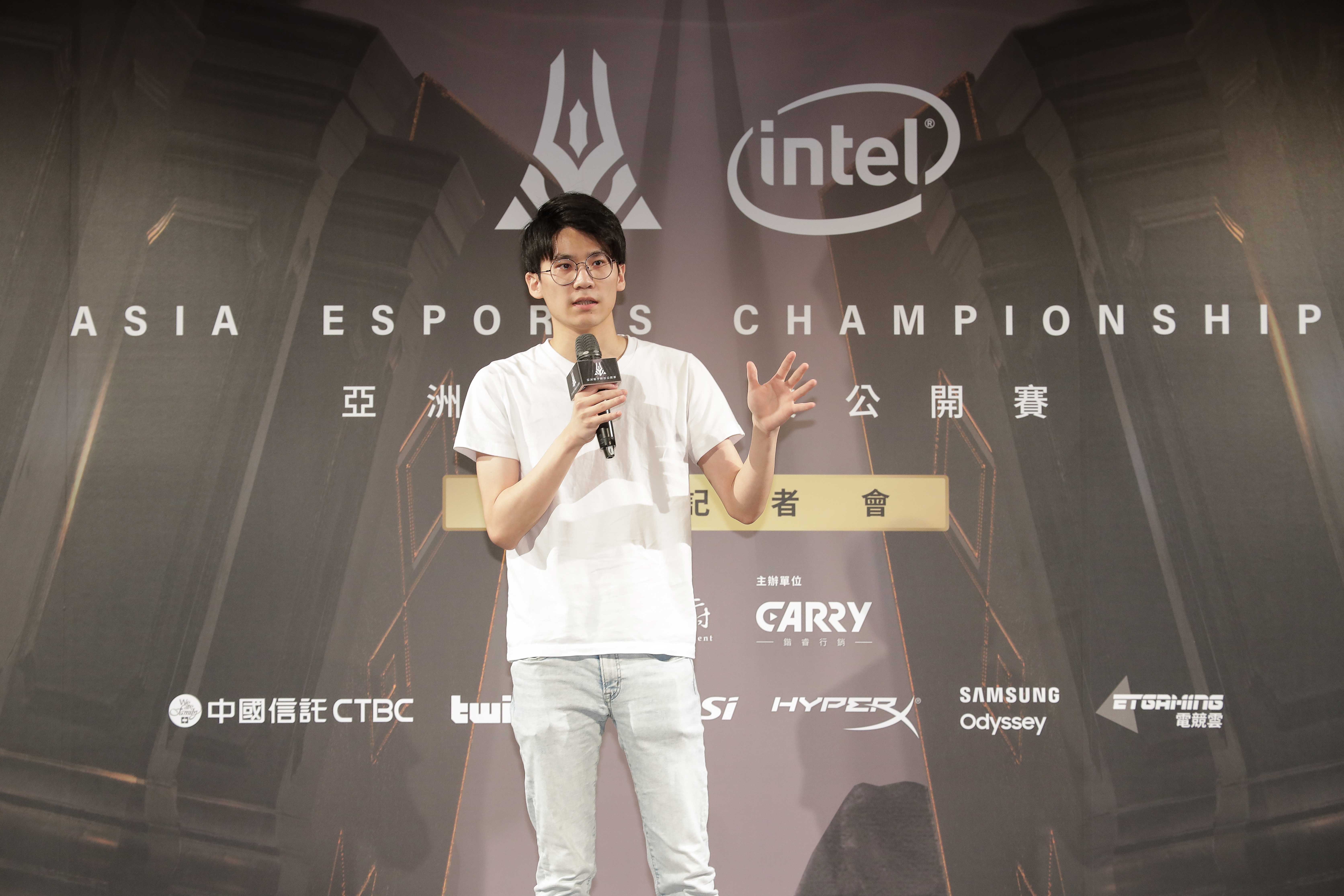 （《亞洲電子競技公開賽》開賽記者會／「鍇睿行銷」執行長-顏宥騫）