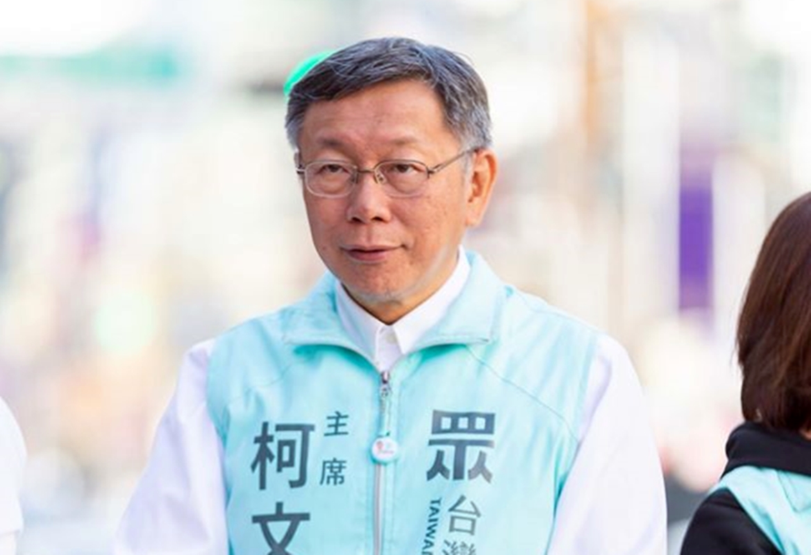 ▲記者在１日詢問台北市長柯文哲有關陳菊今天就任監察院長的看法，柯說「我佛慈悲，阿彌陀佛！」（圖／翻攝柯粉俱樂部臉書）