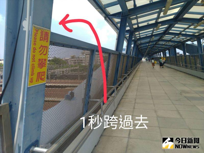 ▲彰化站站長李兆平表示，雨棚除了維修人員，外人是不可能進入的。（圖／記者陳雅芳翻攝，2020.08.01）