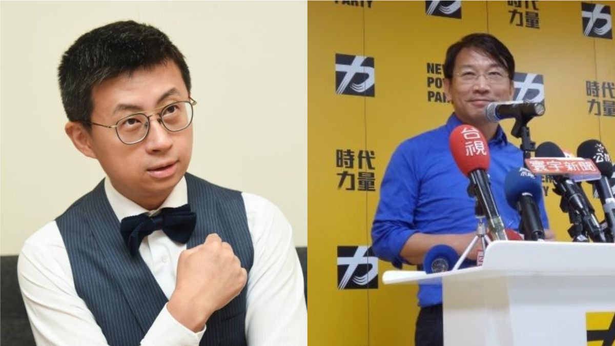 ▲時代力量黨主席徐永明涉嫌收賄遭酸，台北市議員邱威傑（呱吉）表示政治人物就該拒絕貪腐。（合成圖／左圖記者陳明安攝；右圖記者呂炯昌攝）