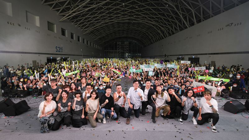 ▲蔡英文社群之夜ft.陳其邁人蔘大邁進今(1)晚前進高雄展覽館。(圖/陳其邁競選總部提供)