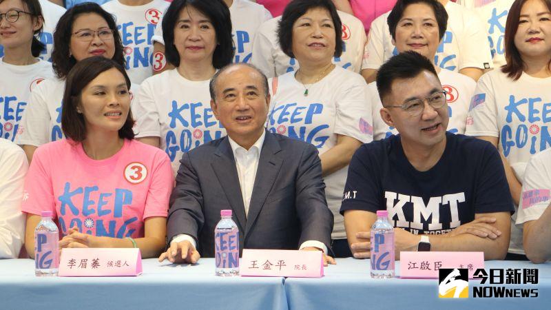 ▲前立法院長王金平繼李眉蓁總部成立現身站台後,再度出席「立委相挺、真愛高雄活動」挺李眉蓁。(圖/記者鄭婷襄攝,2020.08.02)