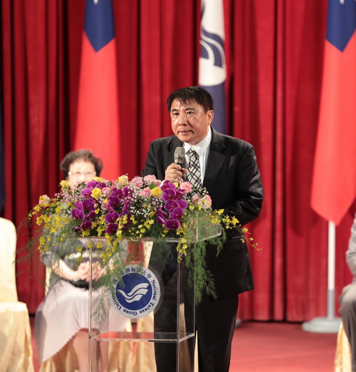 ▲國立海洋大學新任校長許泰文表示，將傳承歷任校長的優良傳統，打造海大成為「以海洋為主體的教學卓越與研究頂尖國際一流大學」。（圖／基隆市政府提供）