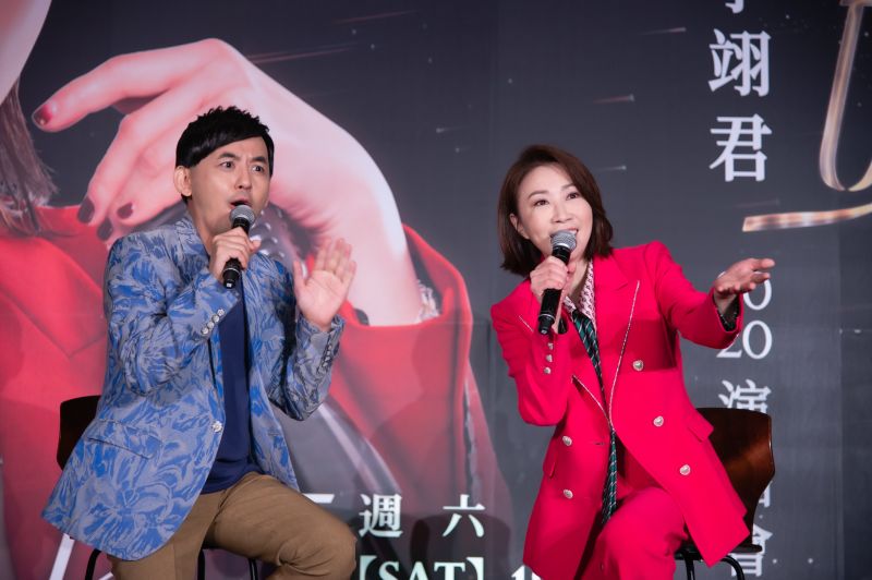 ▲李翊君(右)驚爆與黃子佼有「遺憾」。(圖/寬宏藝術提供)