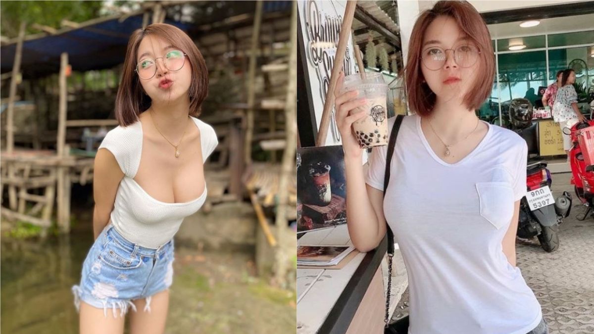 ▲戴著圓框眼鏡的kwan.lc以單純呆萌的氣質擄獲不少泰國網友芳心，更厲害的是她擁有驚人的S曲線身材，讓不少網友直呼是從二次元漫畫世界走出來的理想女友。（圖／翻攝自IG）