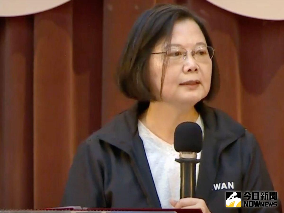 ▲蔡英文總統4日以黨主席身份出席民進黨旗艦青年營致詞。（圖／記者劉育辰攝）