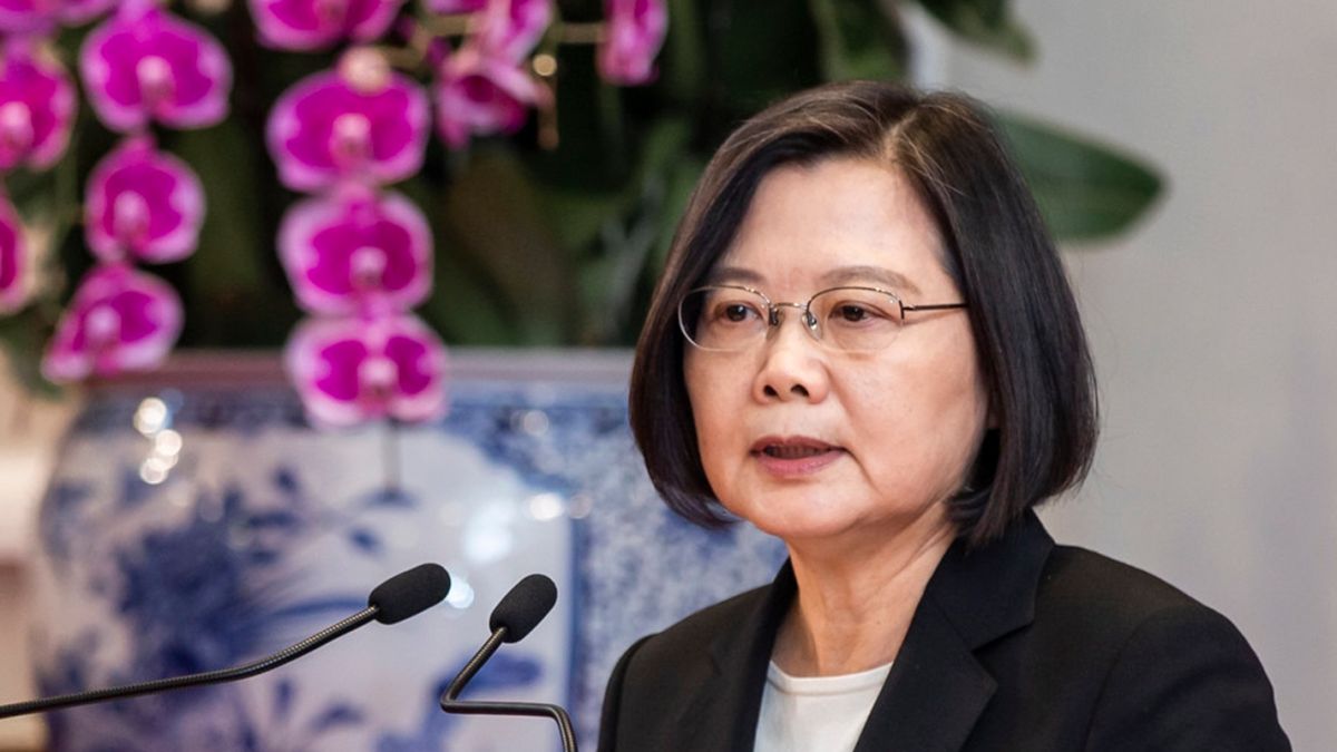 ▲蔡英文2日接見世界華人工商婦女企管協會訪問團時表示，在疫情衝擊下，台灣仍能保持經濟正成長，展現台灣有能力為企業帶來穩定的發展環境。( 資料照 / 總統府提供 )