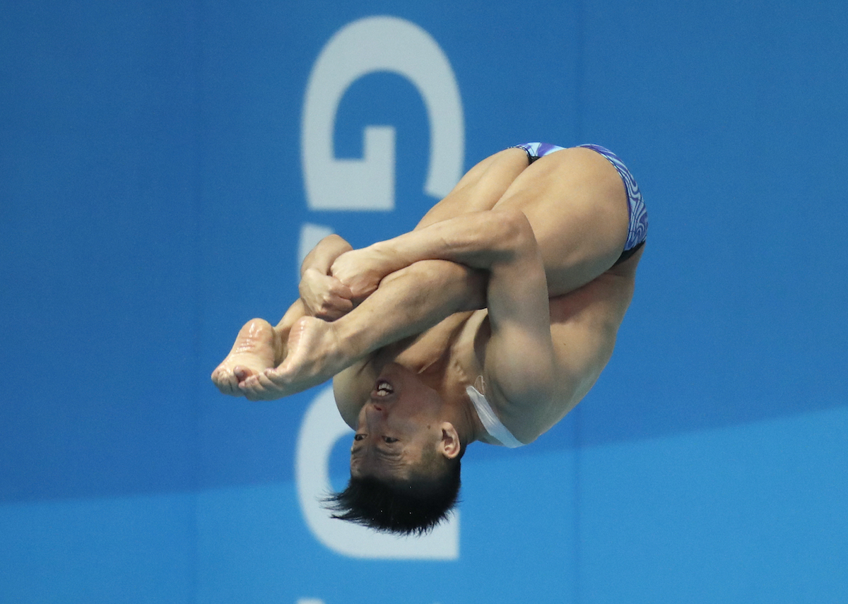 ▲日本奧運跳水老將寺內健驚傳確診。（圖／美聯社／達志影像）