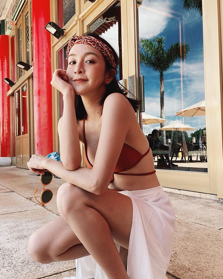 ▲凱莉泳裝美照多連發。(圖/凱莉臉書)