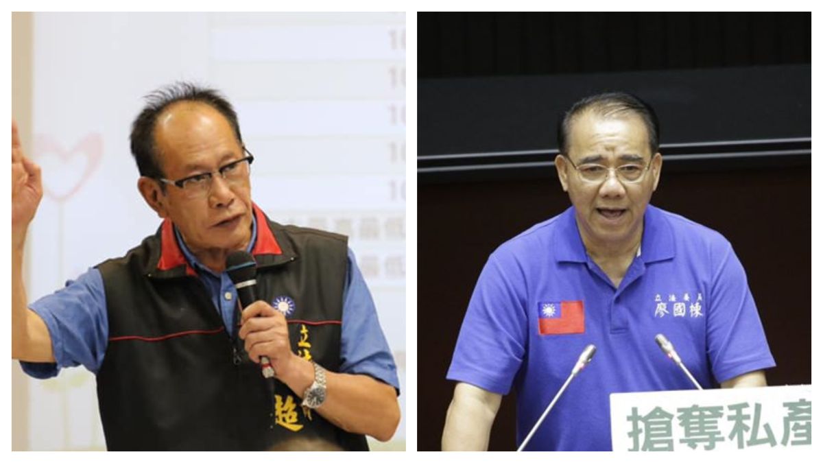 ▲國民黨宣布，遭北院羈押的立委廖國棟及陳超明，均處以停權處分。（圖／翻攝自廖國棟、陳超明臉書）