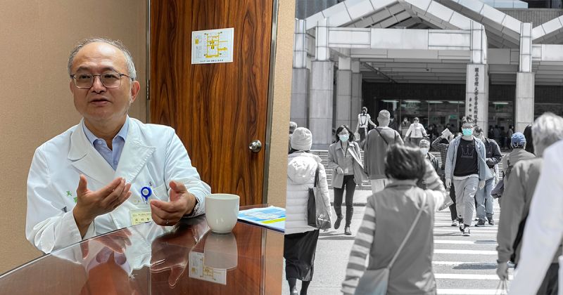 ▲台大醫院(右)、台大醫院新任院長吳明賢(左)(圖|The