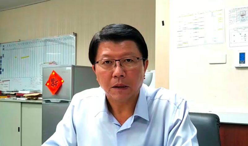 ▲謝龍介認為,黃偉哲是道德標準高的人,對衛生局長陳怡不倫戀之事,應主動處理。(圖/民眾提供)