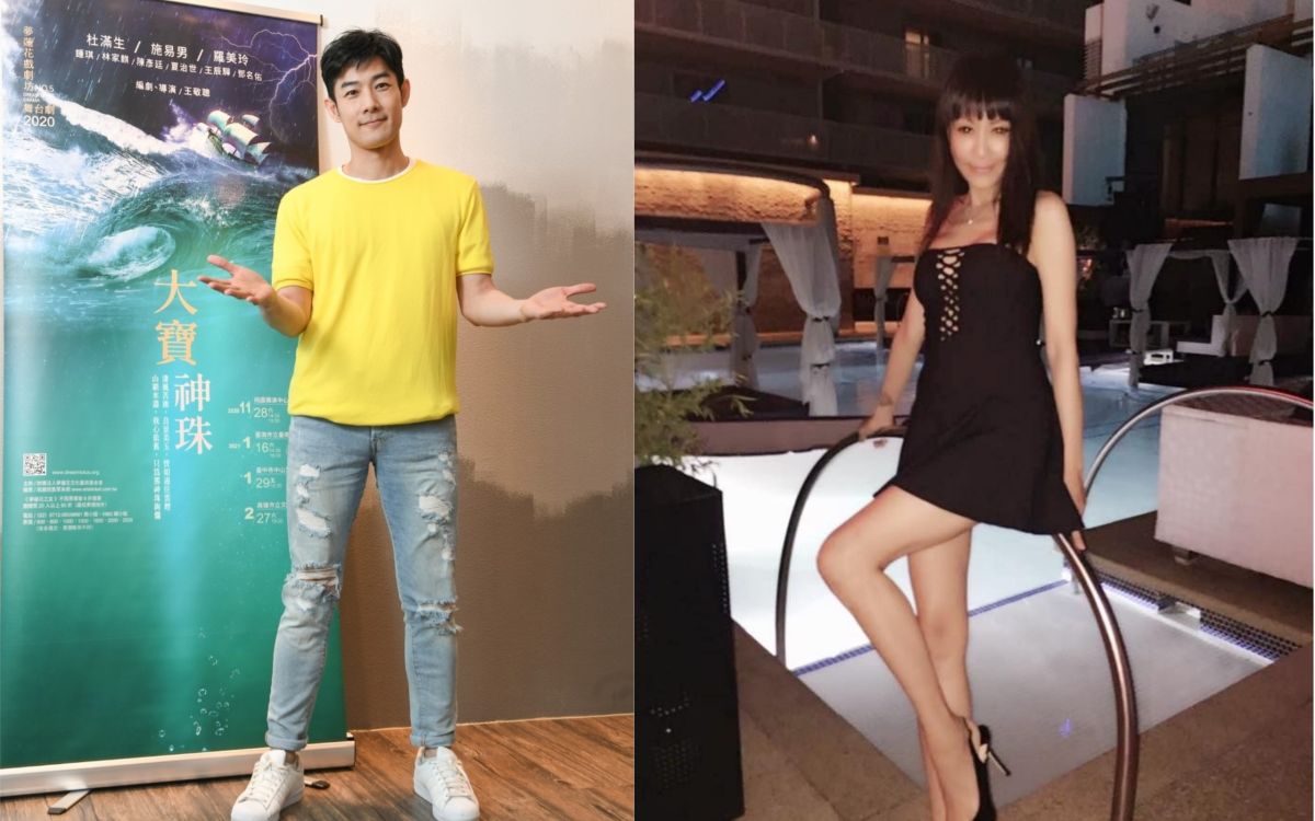 ▲羅霈穎（右）獨居猝死，施易男（左）憶母廁所跌倒離世。（圖／羅霈穎臉書、夢蓮花文藝基金會提供） 