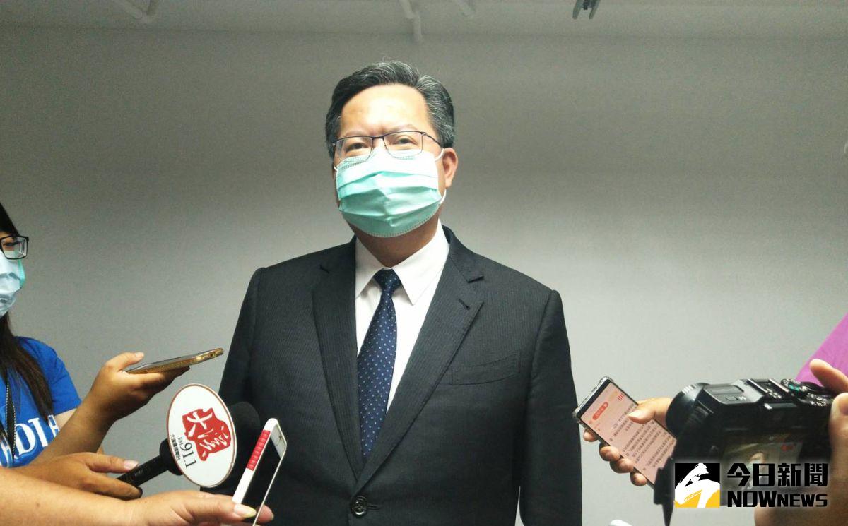 ▲鄭文燦提醒，即使不在8大場所之內，只要是人多、具有群聚性、沒有辦法保持安全距離，多鼓勵大家戴口罩。（圖／記者李春台攝, 2020.08.06）