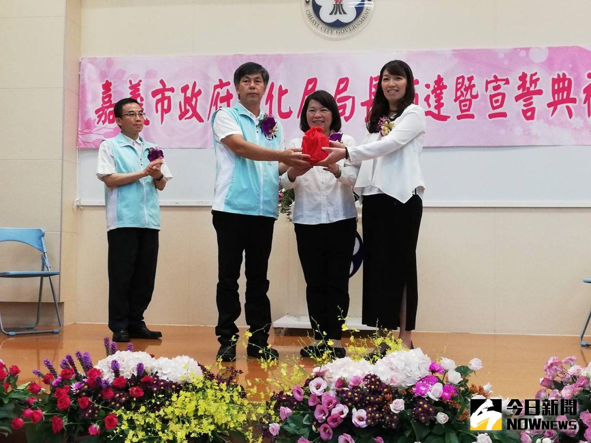 ▲69年次的設計業界菁英人才盧怡君，接任嘉義巿文化局局長。（圖/記者邱嘉琪攝，2020.08.06）