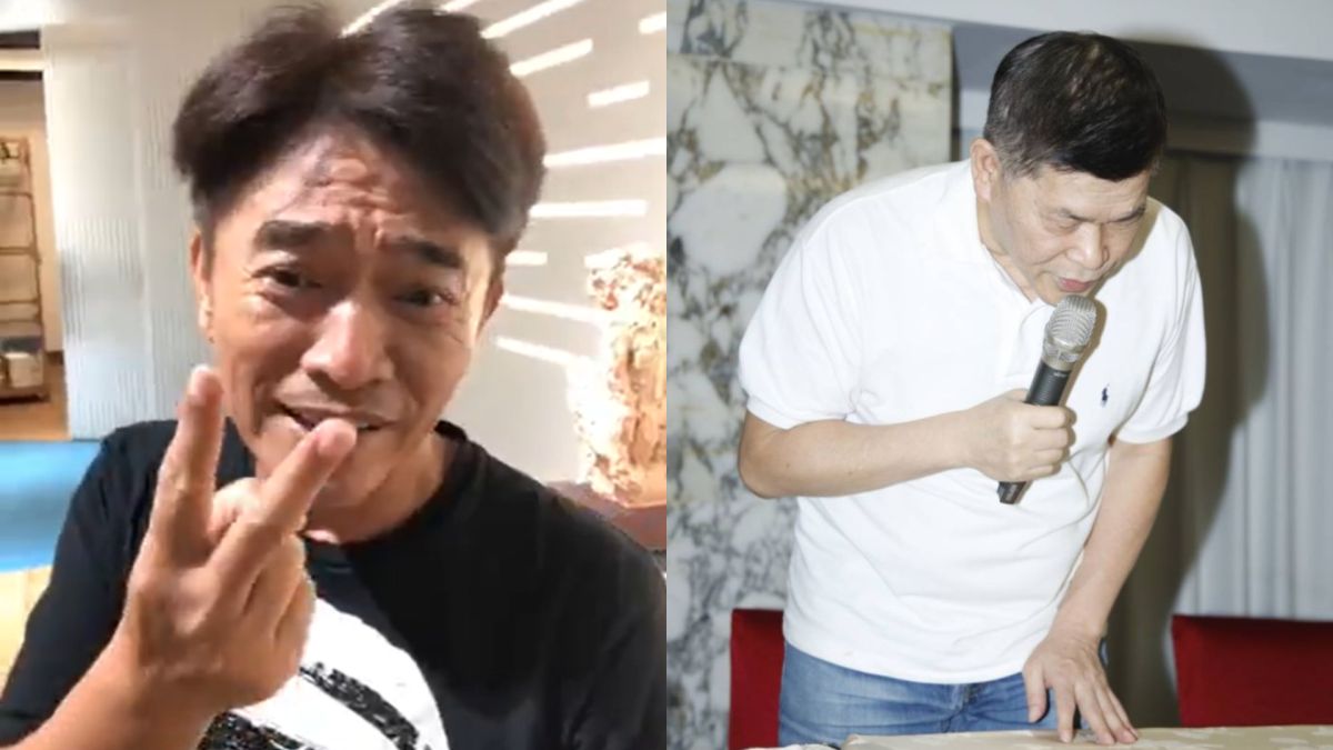 ▲吳宗憲（左圖）開直播談澎恰恰破產。（圖／吳宗憲臉書、記者朱永強攝）