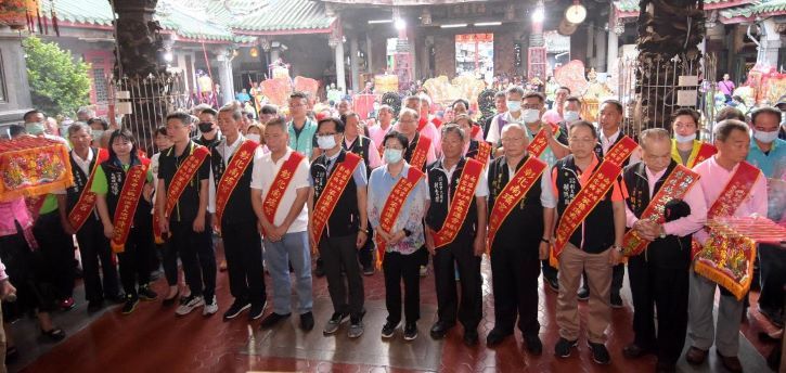 ▲南瑤宮庚子年笨港進香活動,今(7)日上午6點舉行起駕典禮。(圖/記者葉靜美攝,2020.08.07)