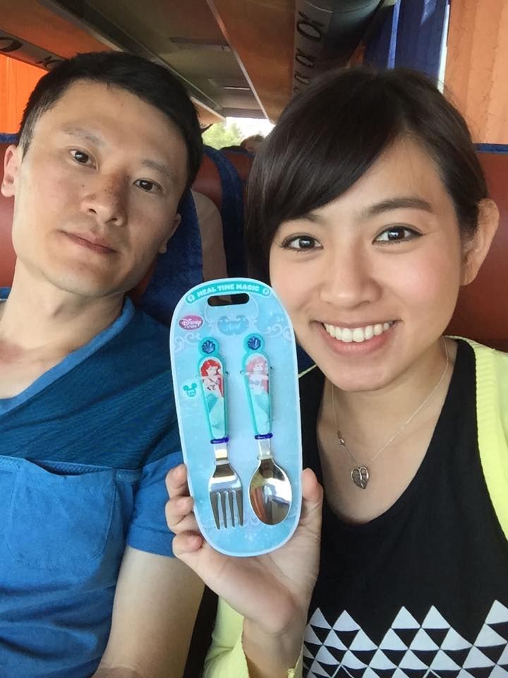▲米可白和謝銘杰蜜月的閃照。(圖/米可白臉書)