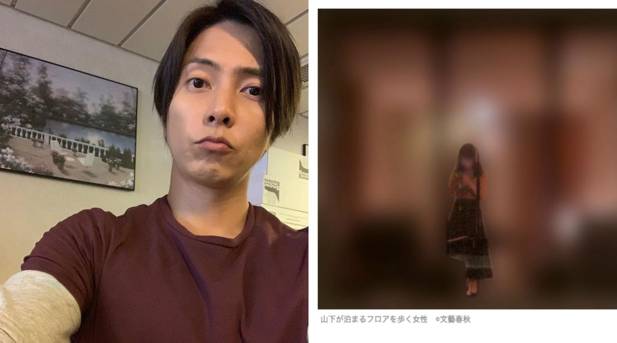 ▲山下智久（左）遭爆跟17歲女高中生模特兒開房間。（圖／山下智久IG、翻攝週刊文春）
