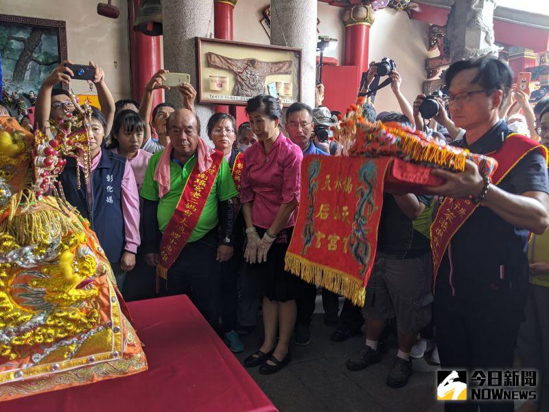 南瑤宮笨港進香　天后宮完成換龍袍200年傳統
