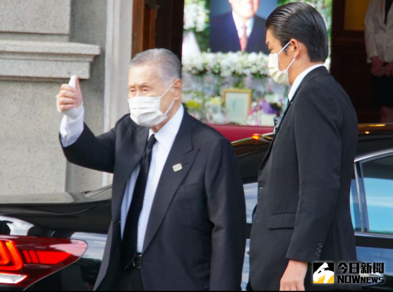 ▲前總統李登輝辭世,日本前首相森喜朗率跨黨派國會議員來台悼念。(圖/記者呂炯昌攝.2020.08.09)