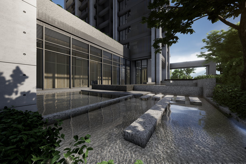 ▲東騰開發首次進入桃園市場，以「匠人精神」打造區內獨有的日系簡約清水建築。 （圖／品牌提供）