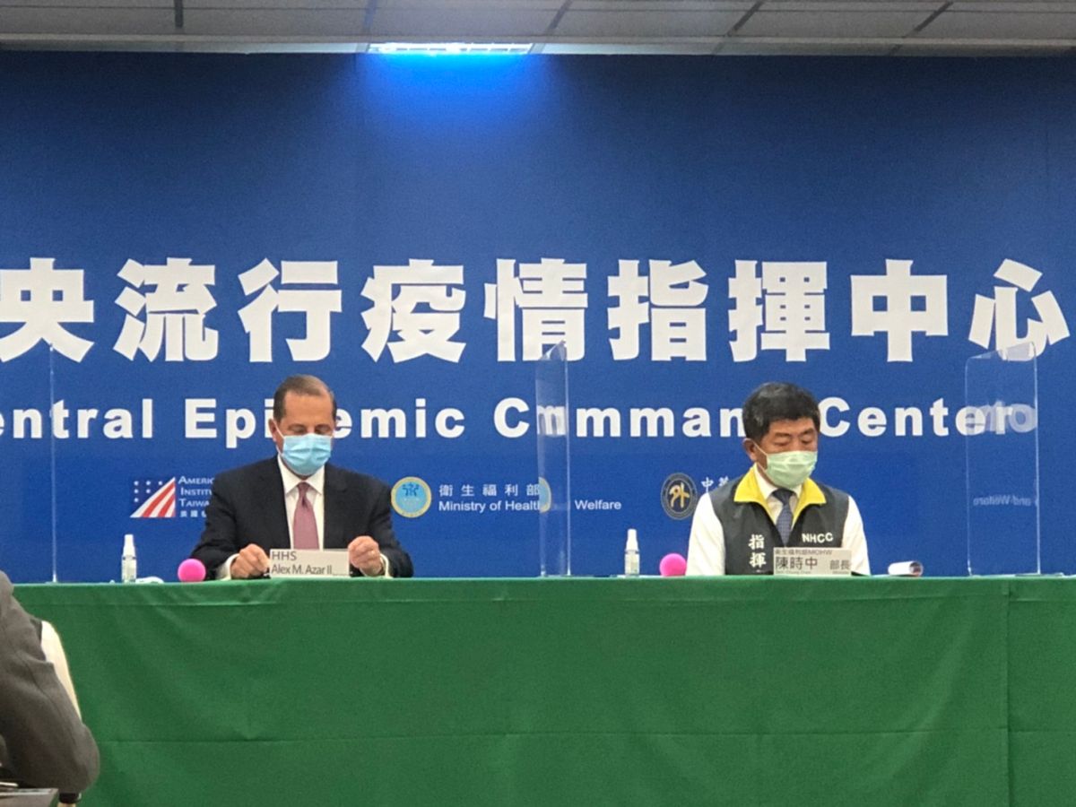 ▲美國衛生及公共服務部部長阿薩爾（ Alex Azar ）日前來台訪問，和衛福部長陳時中進行公衛相關議題的交流。（圖/NOWnews資料照）