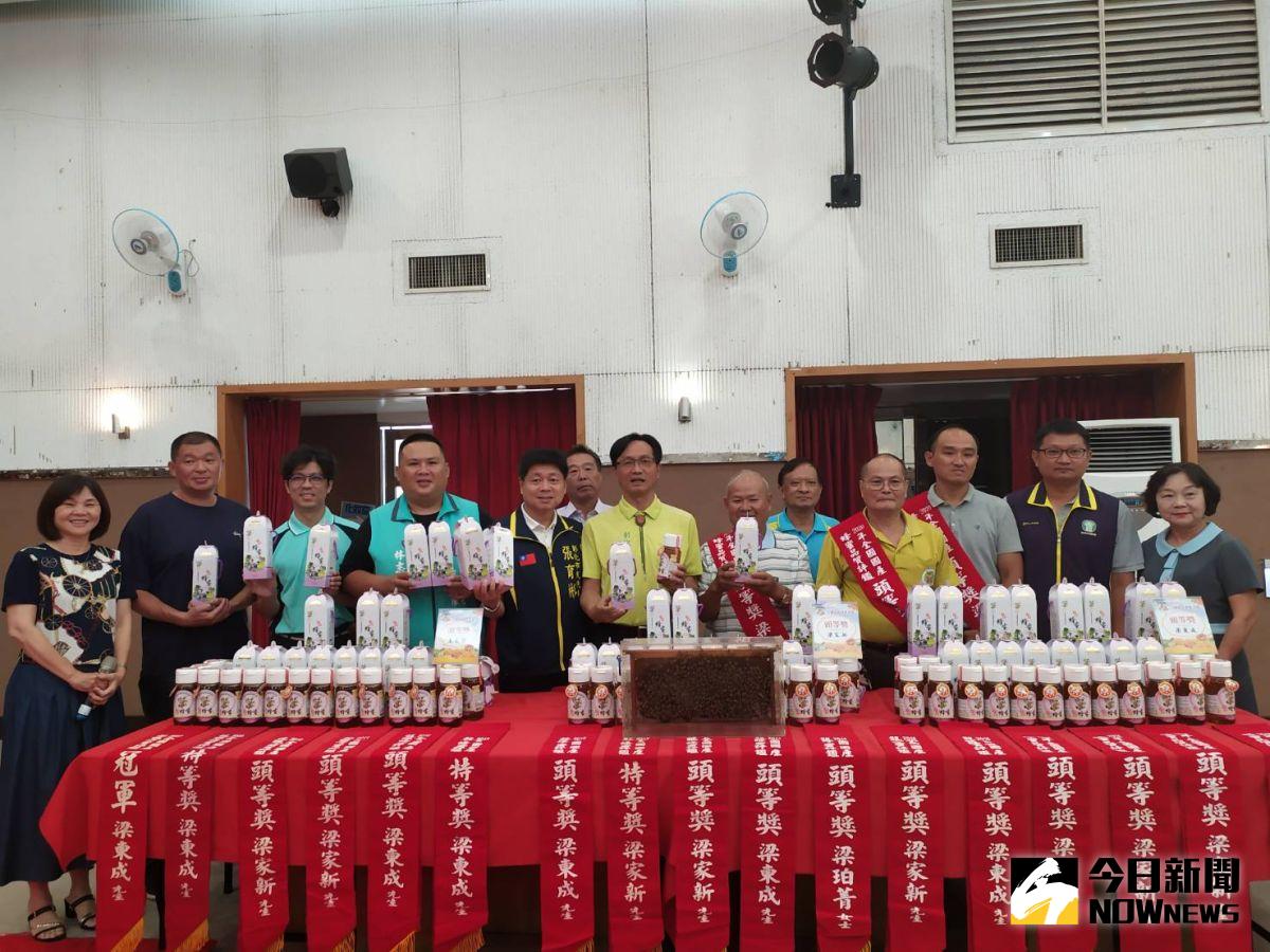 ▲「2020年全國國產龍眼蜜品質評鑑」中，彰化市有3位蜂農勇奪頭等獎，成績不俗。（圖／記者葉靜美攝，2020.08.10）
