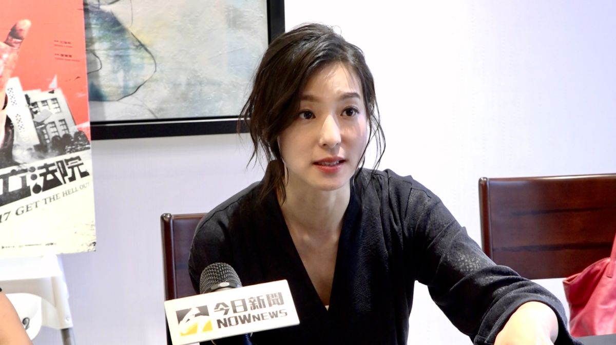 ▲賴雅妍現實生活遇到活屍，解決方法走犧牲路線。（圖／記者朱永強攝）