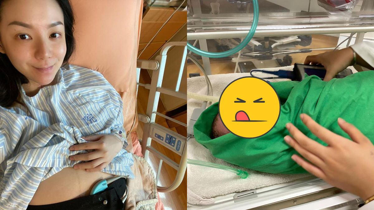 ▲歐陽靖順利產下兒子，日籍老公隔海爆喜。（圖／歐陽靖臉書）