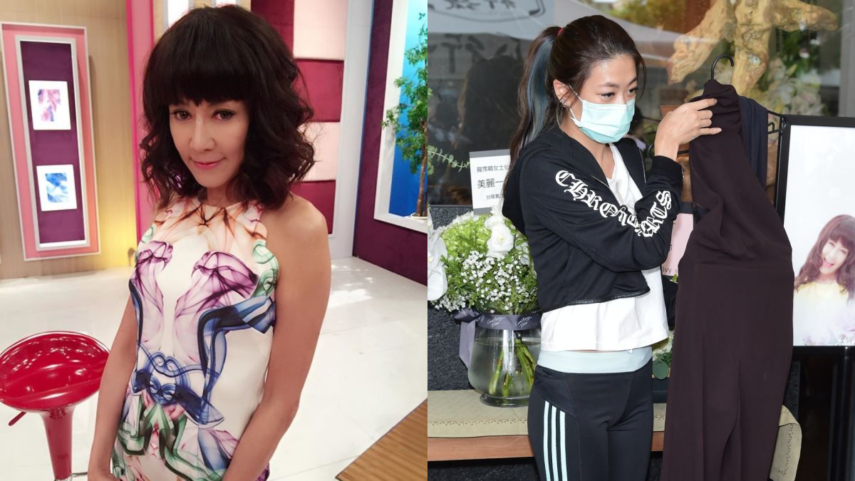 ▲羅霈穎冥誕禮服曝光。（圖／羅霈穎臉書、記者林柏年攝）