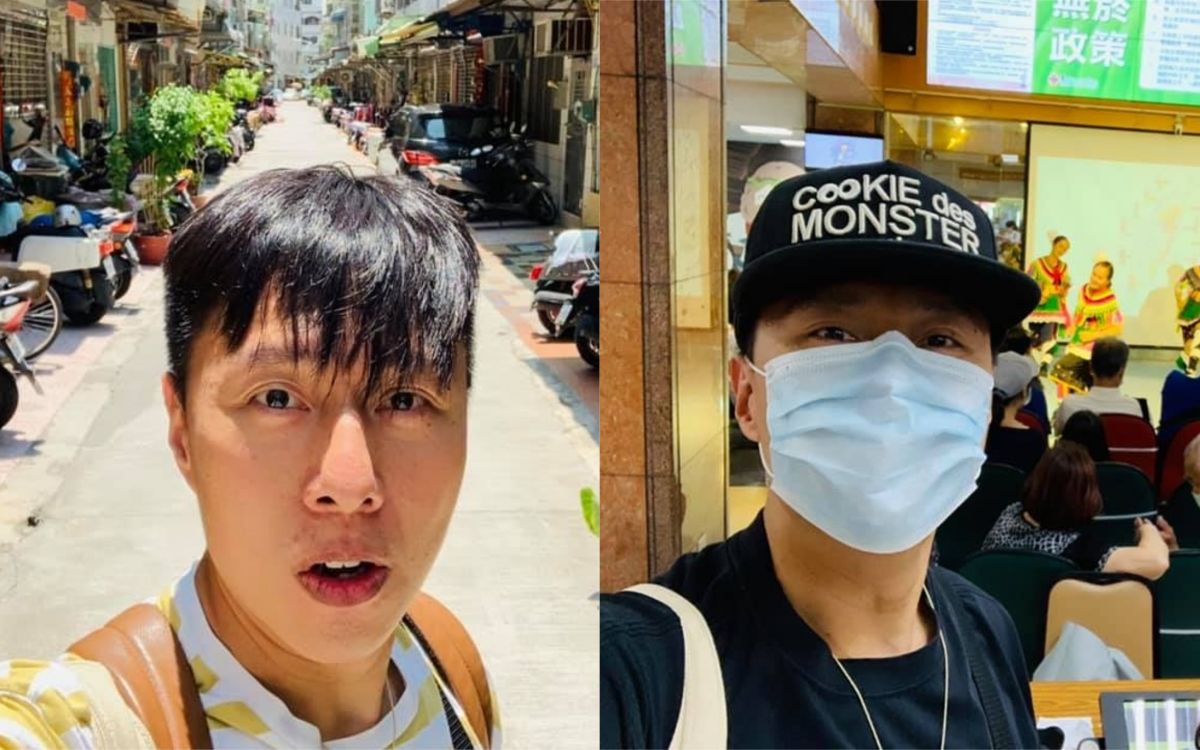 ▲港版叫賣哥張啟樂台灣就醫，見院內景況直呼好幸福。（圖／張啟樂臉書） 