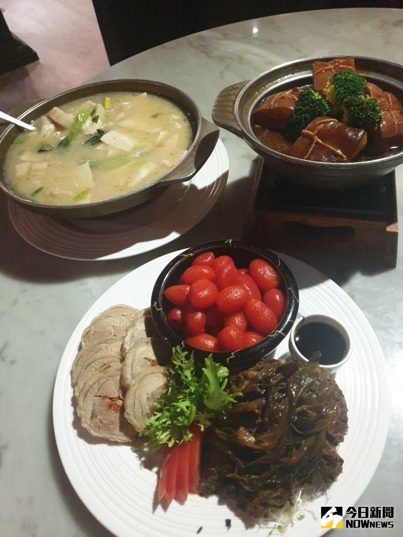 ▲入選「必比登推介」名單的台中新月梧桐主題餐廳，主打新上海菜系，帶給消費者的是健康清淡美食。（圖／金武鳳攝，2020.8.11)